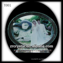 Colorido estampado de bodas de cristal retrato Y001